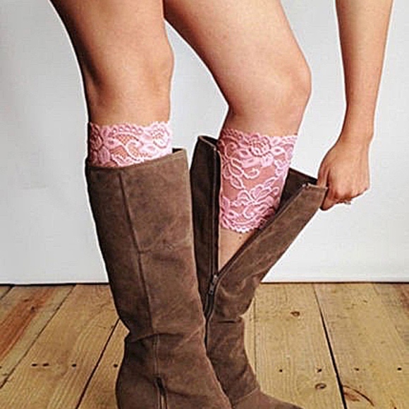 Lace Boot Cuffs - Picture 2 of 3